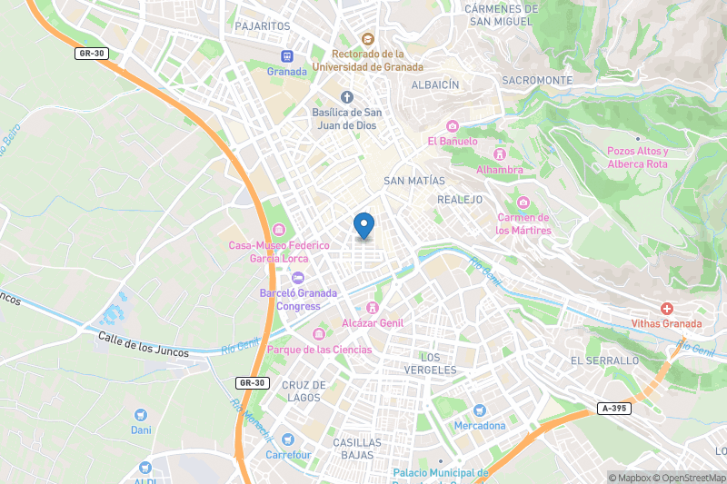 Escuela Montalbán, Tandem Granada - Open Street Map